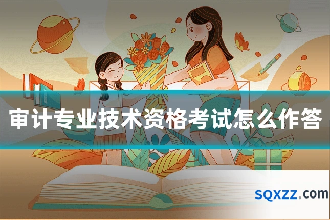 审计专业技术资格考试怎么作答