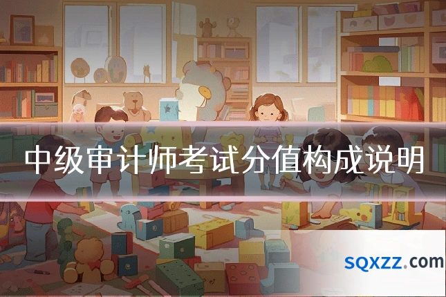 中级审计师考试分值构成说明
