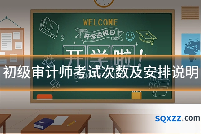 初级审计师考试次数及安排说明