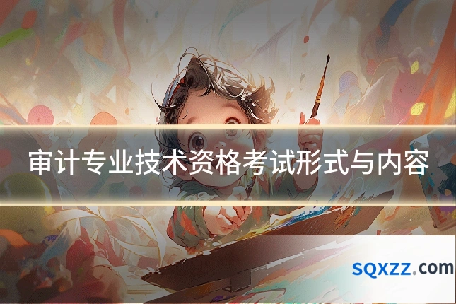 审计专业技术资格考试形式与内容