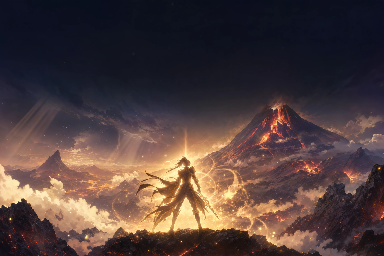 火山的女儿陪伴成长玩法画面