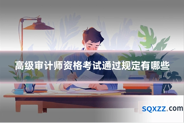 高级审计师资格考试通过规定有哪些