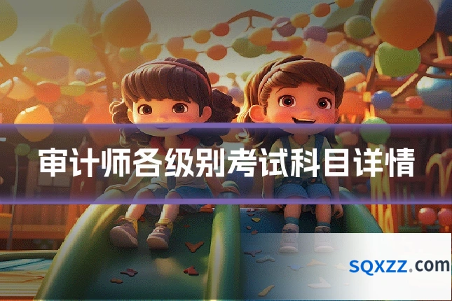 审计师各级别考试科目详情