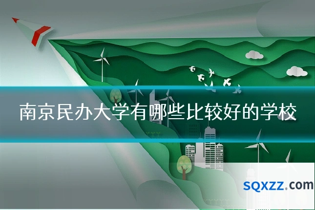 南京民办大学有哪些比较好的学校