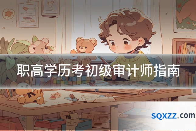 职高学历考初级审计师指南