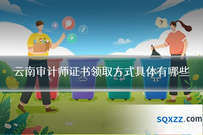云南审计师证书领取方式具体有哪些