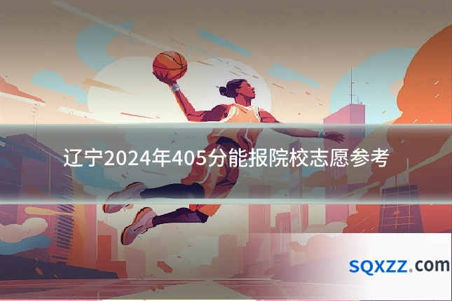 辽宁2024年405分能报院校志愿参考