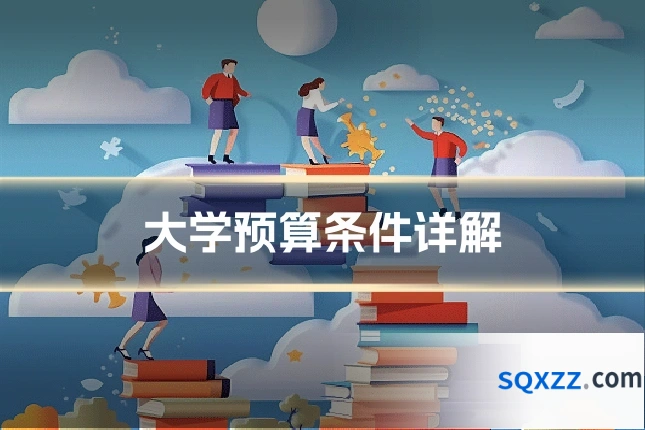 大学预算条件详解