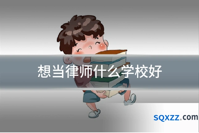 想当律师什么学校好
