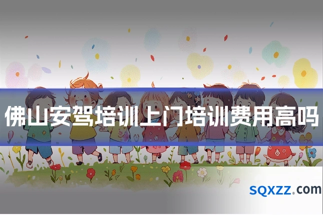 佛山安驾培训上门培训费用高吗