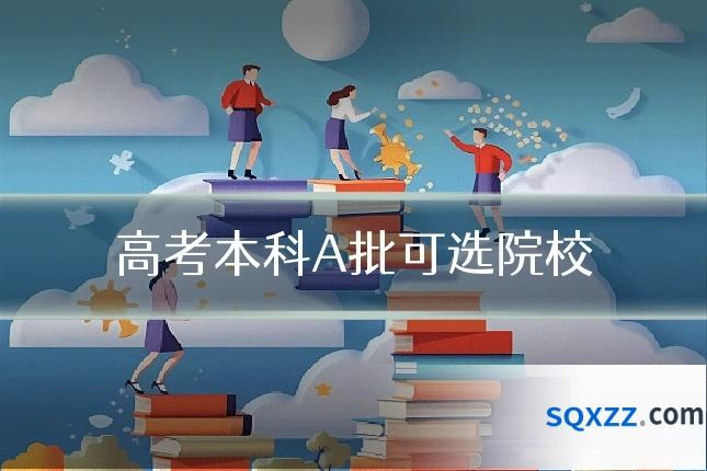 高考本科A批可选院校