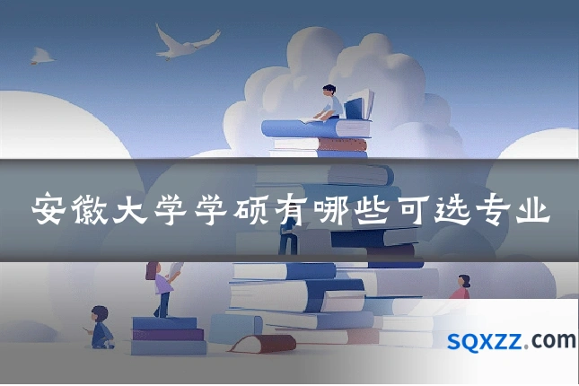 安徽大学学硕有哪些可选专业
