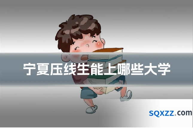 宁夏压线生能上哪些大学