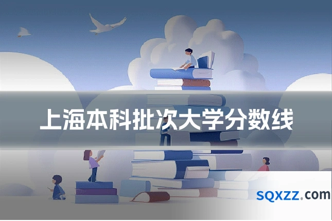 上海本科批次大学分数线