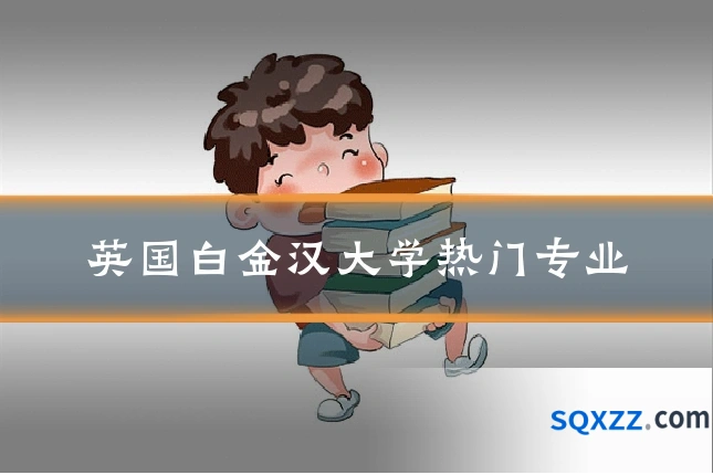 英国白金汉大学热门专业