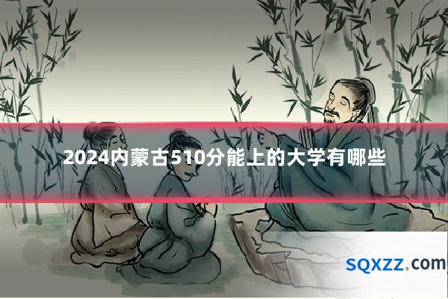 2024内蒙古510分能上的大学有哪些