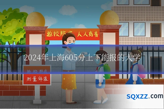 2024年上海605分上下能报的大学