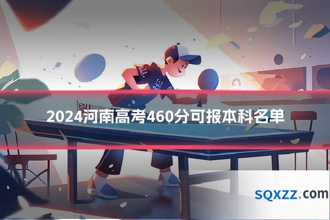 2024河南高考460分可报本科名单