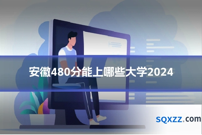 安徽480分能上哪些大学2024