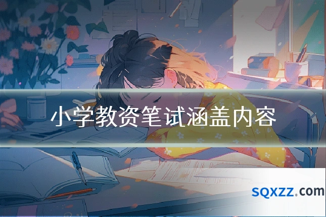 小学教资笔试涵盖内容