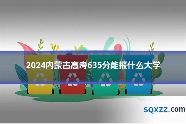 2024内蒙古高考635分能报什么大学