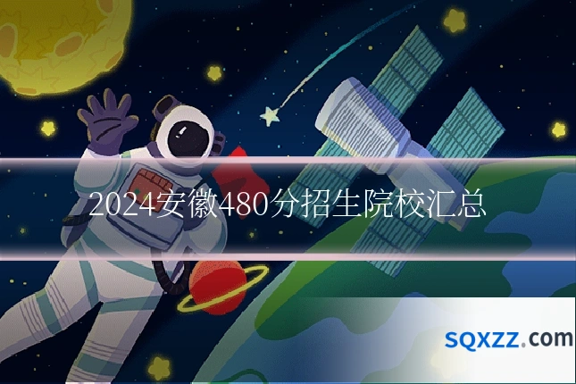 2024安徽480分招生院校汇总