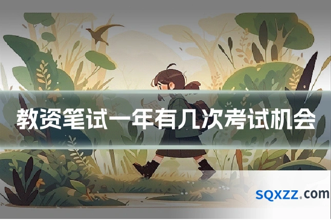 教资笔试一年有几次考试机会