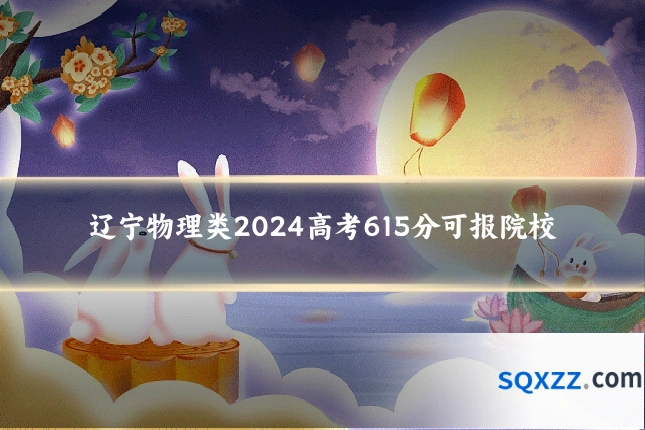 辽宁物理类2024高考615分可报院校