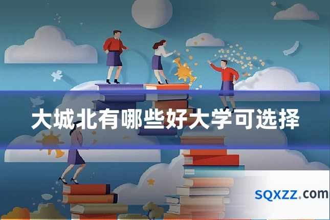 大城北有哪些好大学可选择