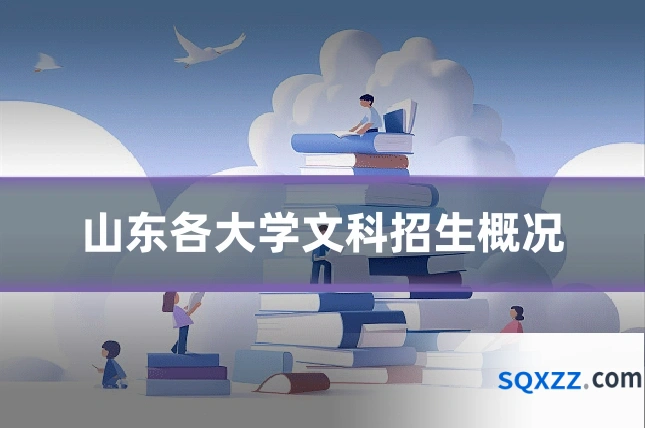 山东各大学文科招生概况
