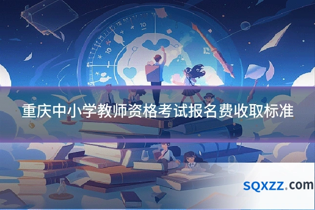 重庆中小学教师资格考试报名费收取标准