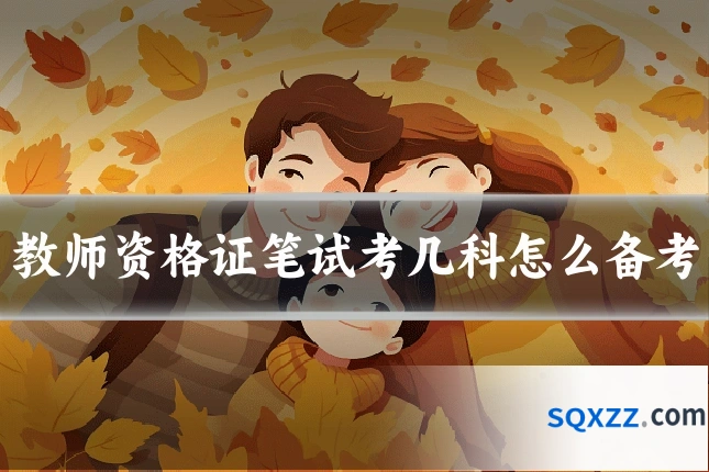 教师资格证笔试考几科怎么备考