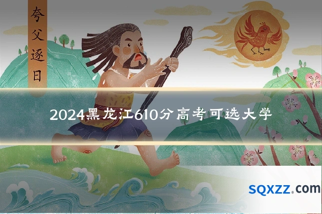 2024黑龙江610分高考可选大学