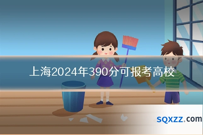 上海2024年390分可报考高校