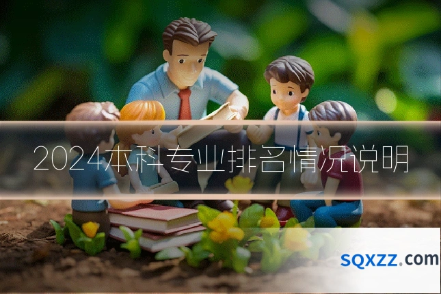 2024本科专业排名情况说明