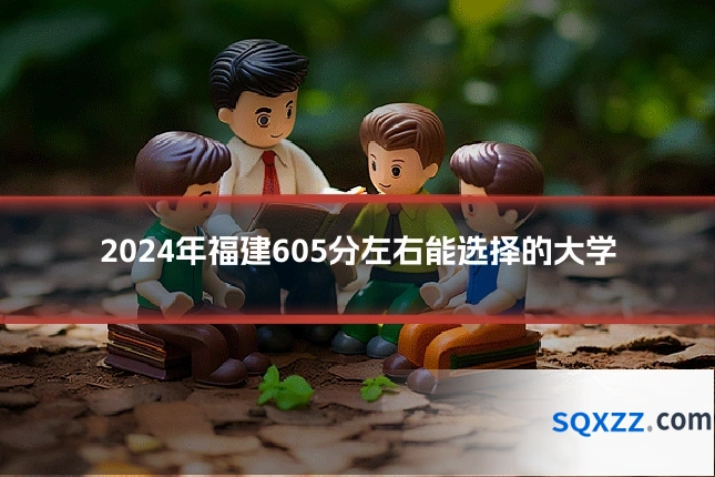 2024年福建605分左右能选择的大学