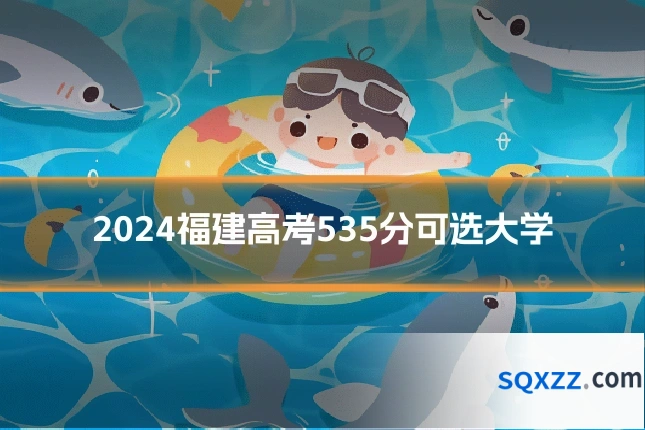 2024福建高考535分可选大学