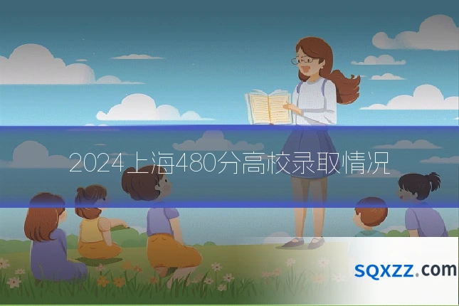 2024上海480分高校录取情况