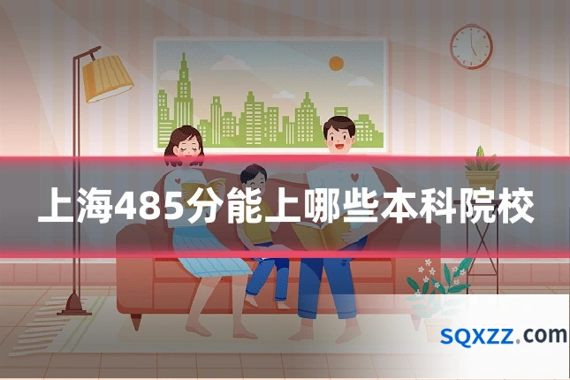 上海485分能上哪些本科院校