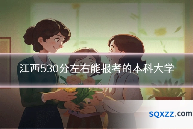 江西530分左右能报考的本科大学
