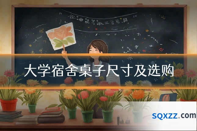 大学宿舍桌子尺寸及选购