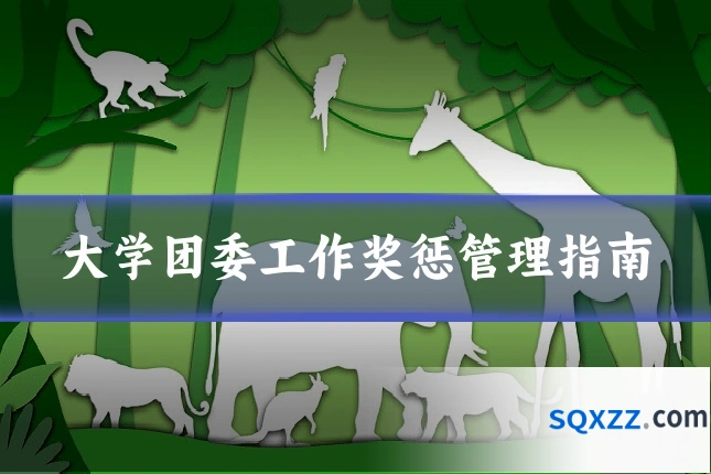 大学团委工作奖惩管理指南