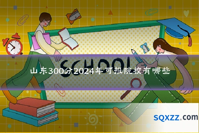 山东300分2024年可报院校有哪些