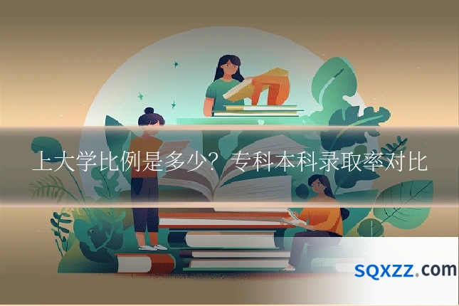 上大学比例是多少?专科本科录取率对比
