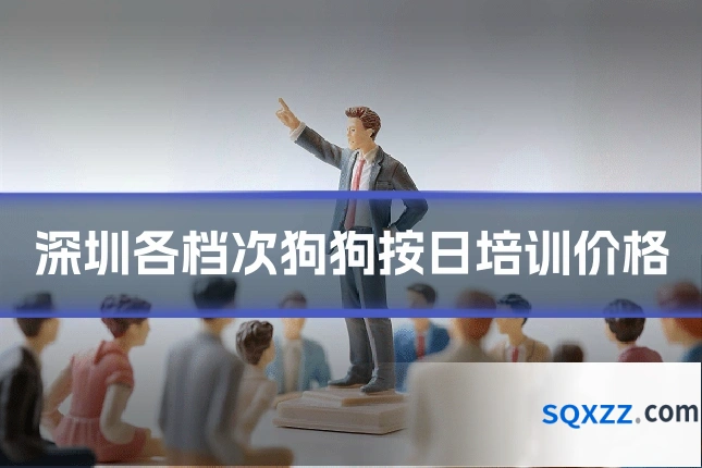 深圳各档次狗狗按日培训价格