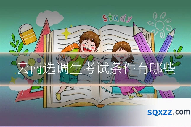 云南选调生考试条件有哪些