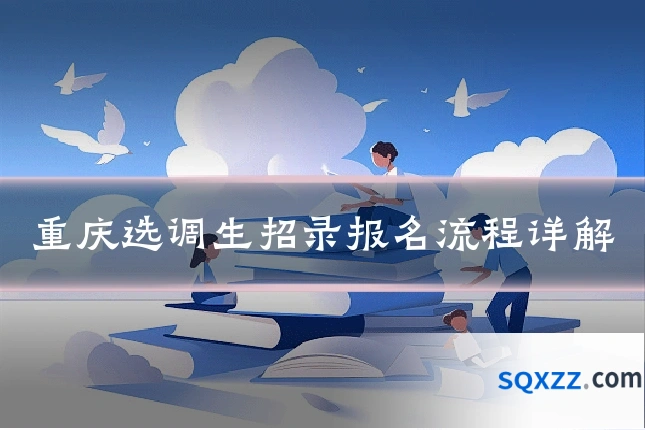 重庆选调生招录报名流程详解