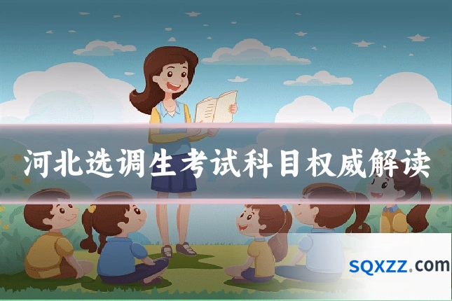 河北选调生考试科目权威解读