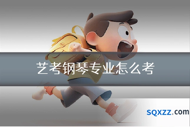 艺考钢琴专业怎么考