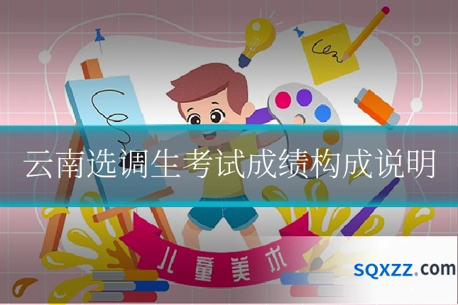 云南选调生考试成绩构成说明